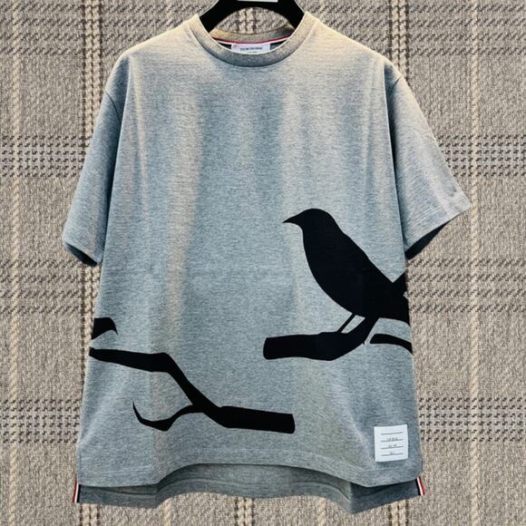 Thom Browne Men's Gray Short Sleeve - Picture 1 of 3